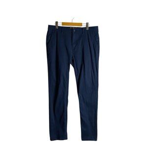 Blend Men's Navy Straight Leg Tapered Chino Pant
